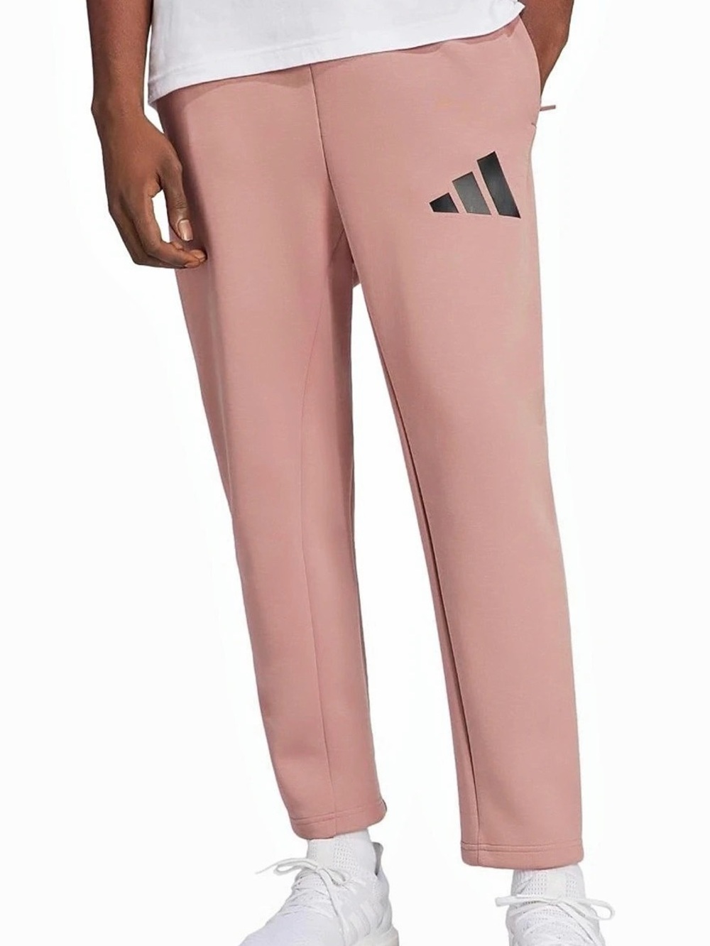 NWT XL adidas Future Icons 3 Bar Logo Pants Warm Clay Joggers JD4912